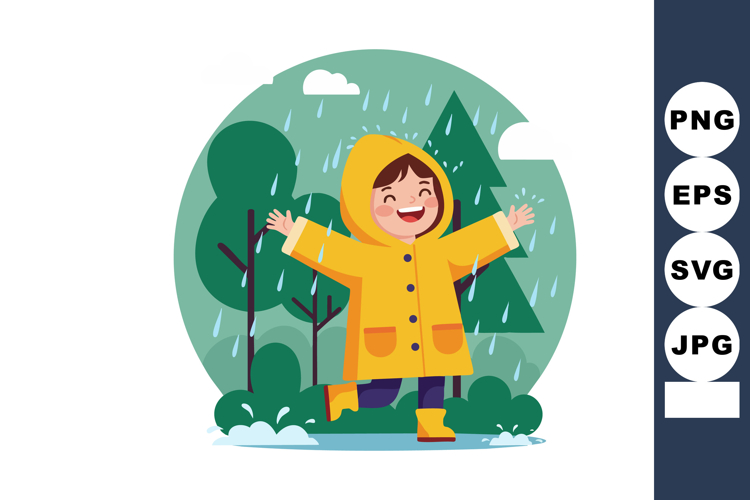 Rainy Clipart Image 3