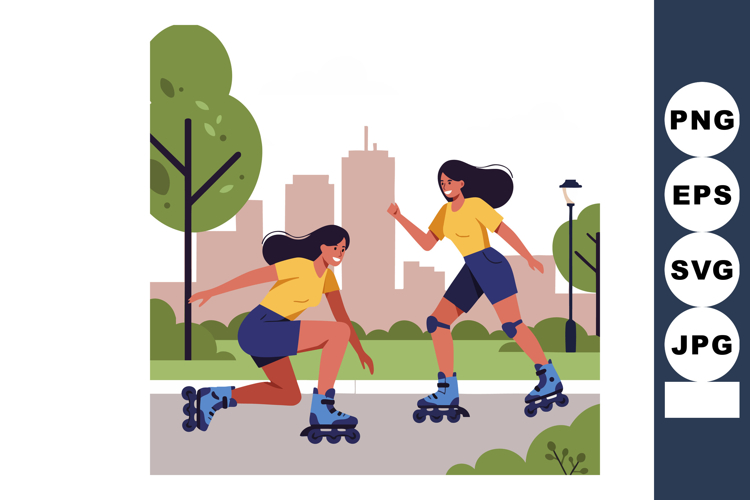 Skating Clipart Image 8