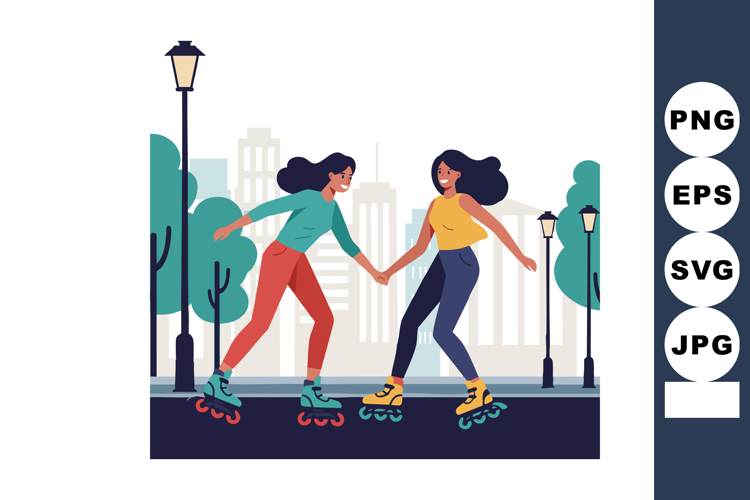 Skating Clipart Image 9