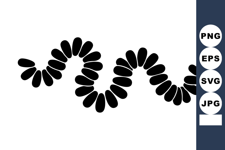 Wavy Line Vector Image 3