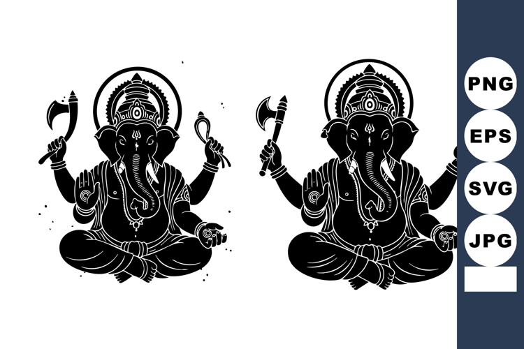 Meditation Silhouette Image 4