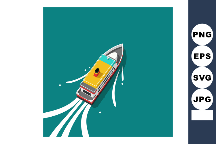 Boat Vector Image 21