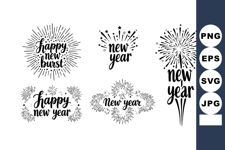 Fireworks Vector Image 10