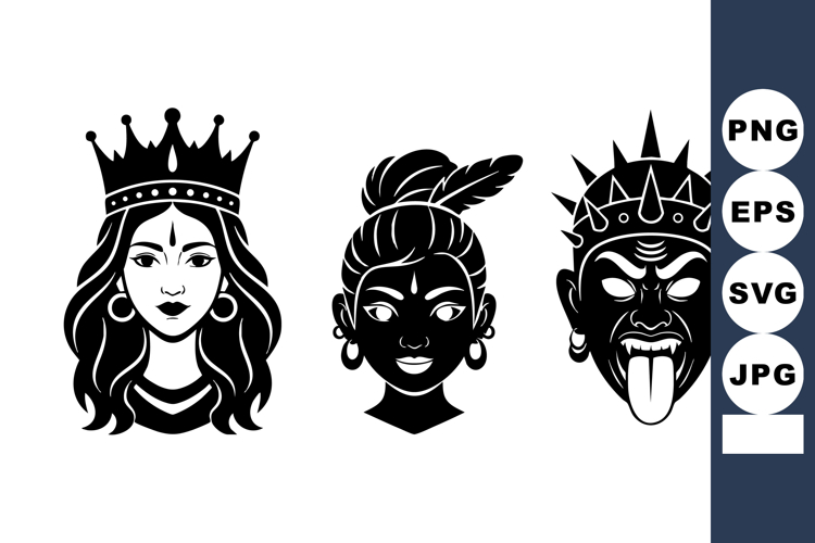 Black Silhouette Woman Image 22