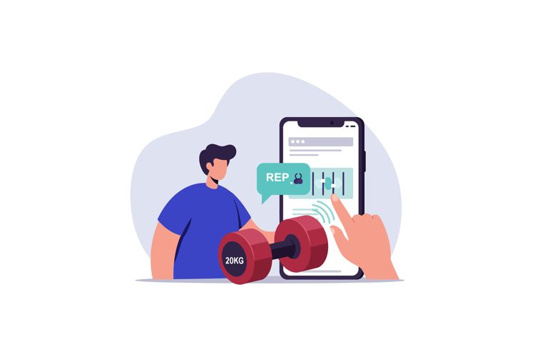 Dumbbell Clipart Image 15