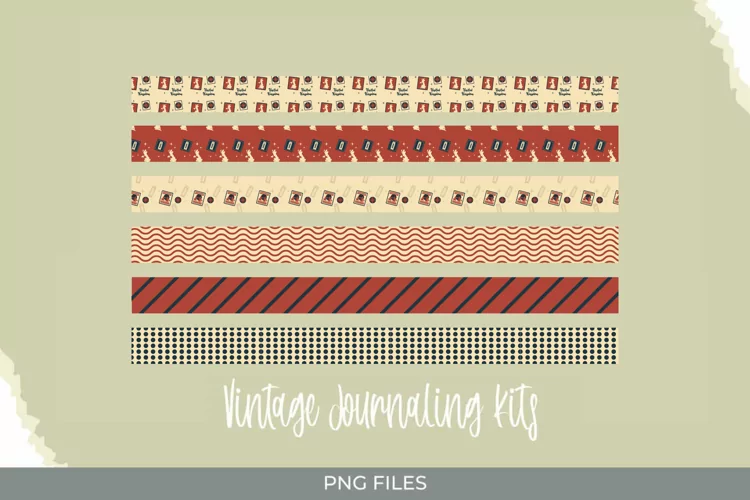 UK Retro Postage Seamless Stripe
