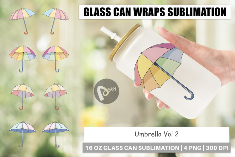 Glass Can Spring Umbrella