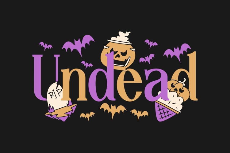 Undead Ghost Halloween Season T-shirt Design