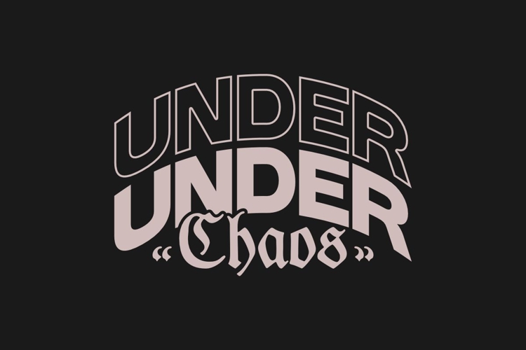 Under Chaos Urban Streetwear T-shirt Design