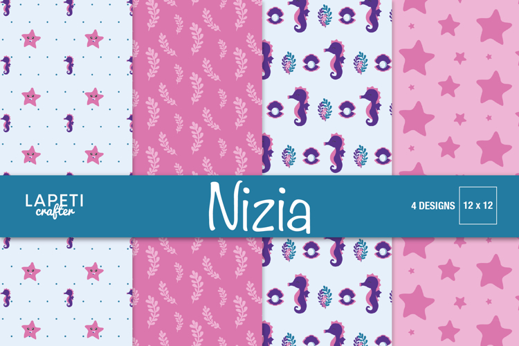 Under the Sea Digital Papers for Party Decorations