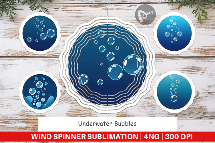 Wind Spinner Underwater Bubbles
