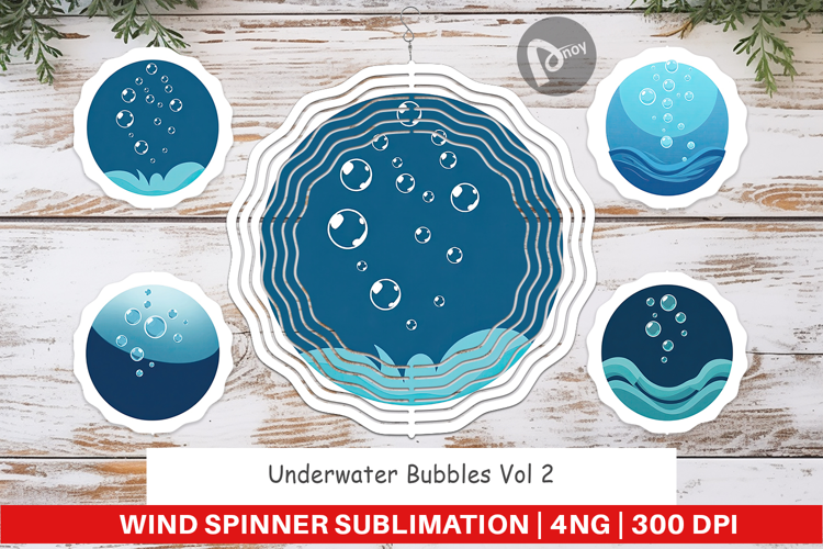 Wind Spinner Underwater Bubbles