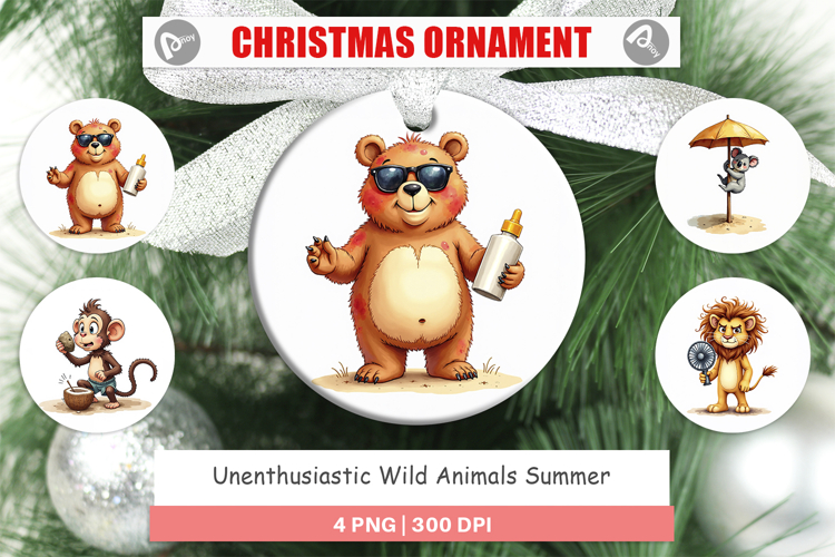 Christmas Ornament Sublimation Designs Image 2