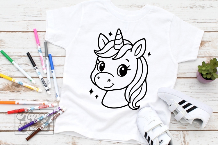 Birthday Unicorn SVGs Image 4