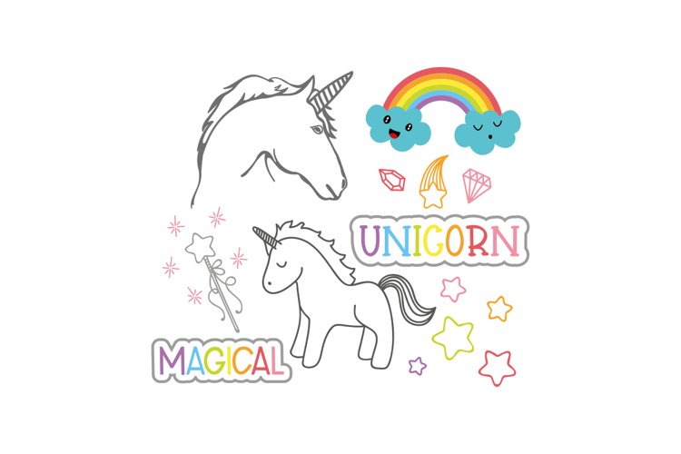 Unicorn Clipart Image 16