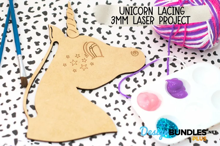 Unicorn Lacing Laser Cut Project
