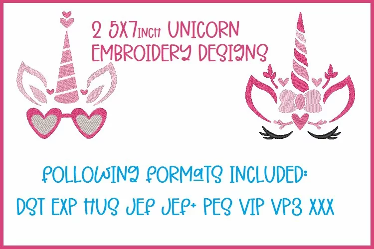 UNICORN EMBROIERY DESIGN