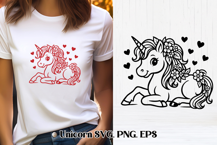 Unicorn Silhouette Image 11