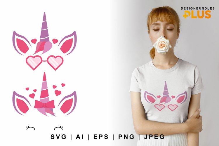 Unicorn Face Svg Image 21