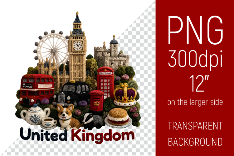 United KingdomTravel Landmark | National Culture Illustratio