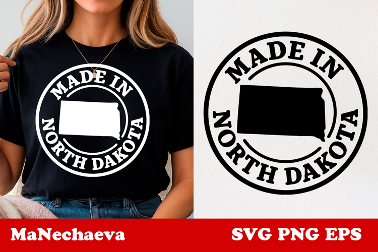 United States Postage Stamp SVG Made in South Dakota Design