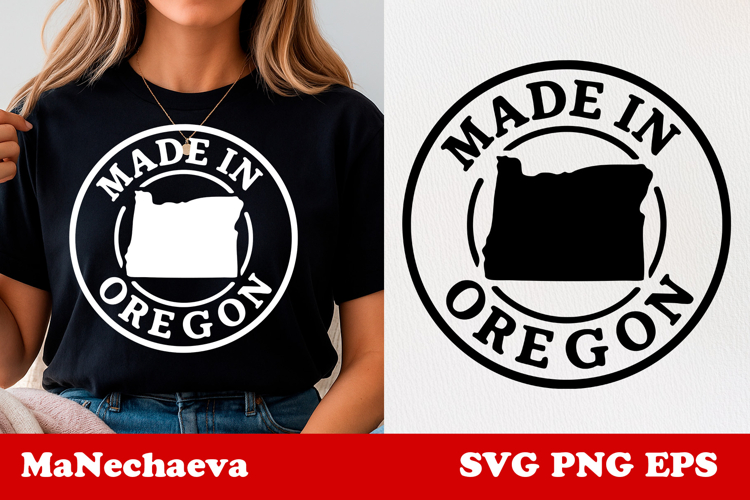 United States Postage Stamp SVG | Made in Oregon Design