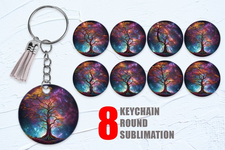 Universe Tree Keychain | Keyring