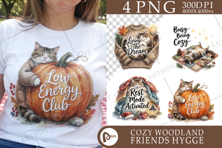 Unmotivated Cat Hygge Sublimation