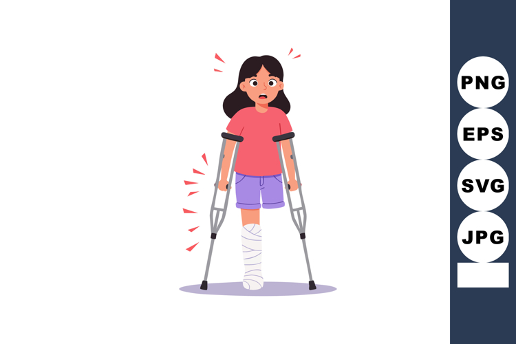 Crutches Clipart Image 7