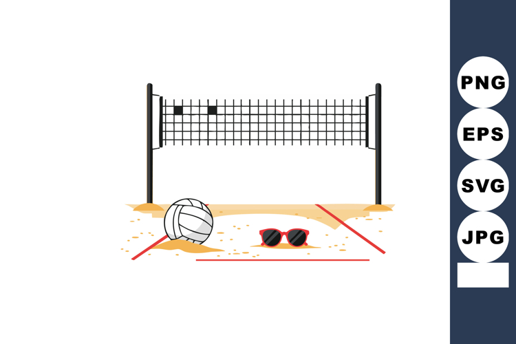 Volleyball Net Clipart Image 9