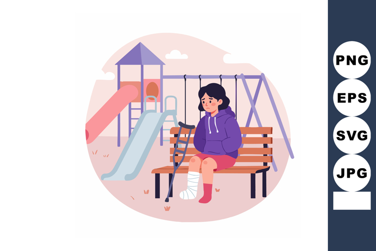 Crutches Clipart Image 6