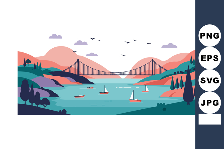 Bridge Clipart Image 16