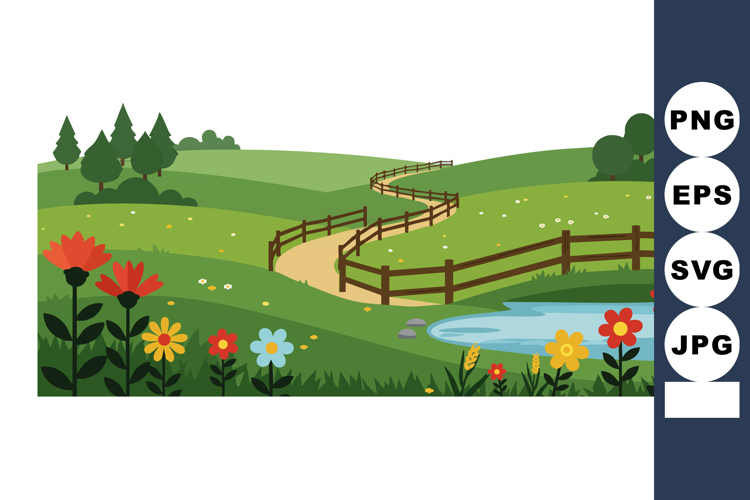 Hills Clipart Image 6