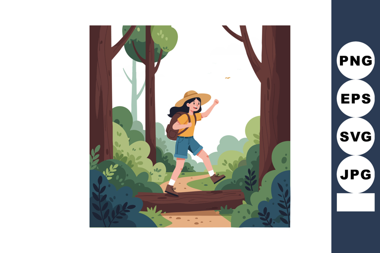 Hiking Clipart Image 5
