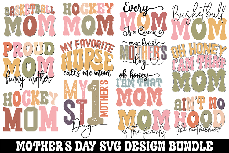 Mothers Day Svg Design Bundle- Mothers Day Design
