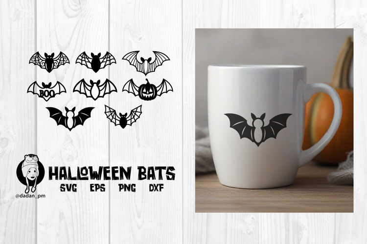 Halloween bat svg