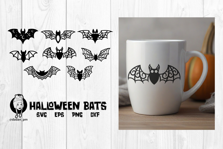 Halloween bat svg