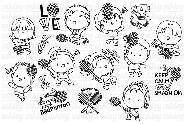 Badminton Clipart