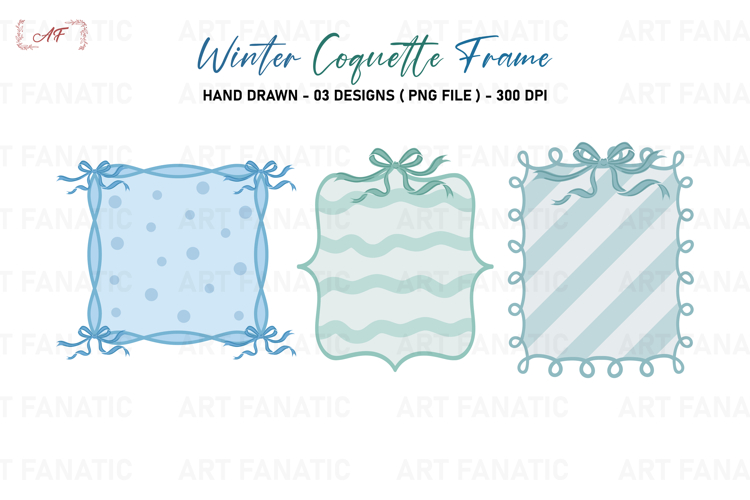 Winter Coquette Frame Png | Coquette Border Png