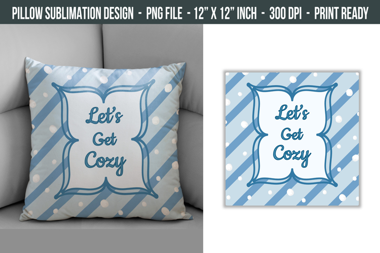 Winter Pillow Design | Throw Pillow Sublimation