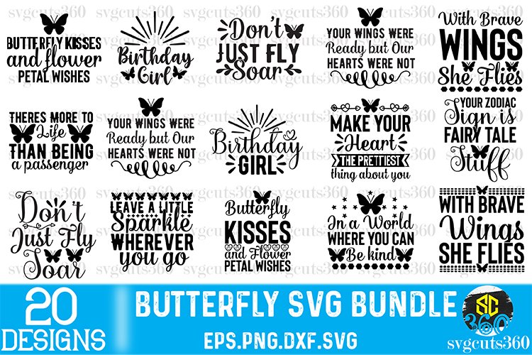 Butterfly SVG bundle