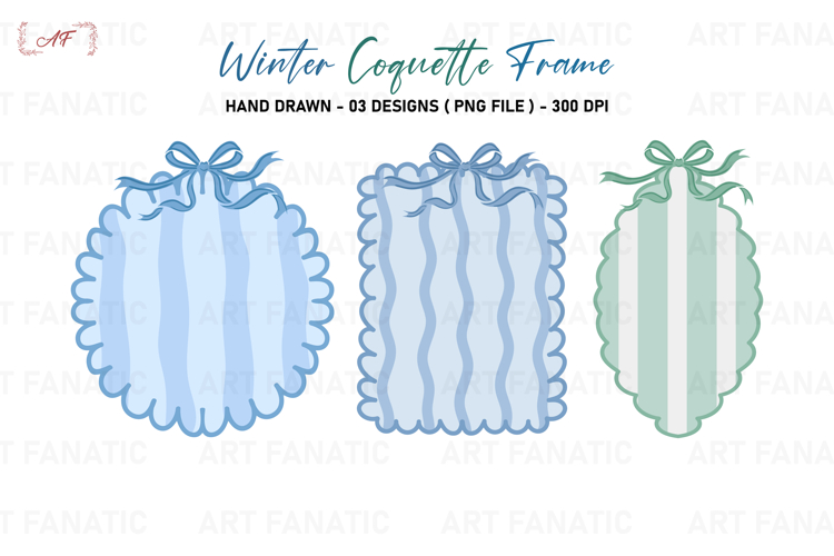 Winter Coquette Frame Png | Coquette Border Png