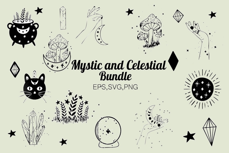Mystic and Celestial SVG Bundle