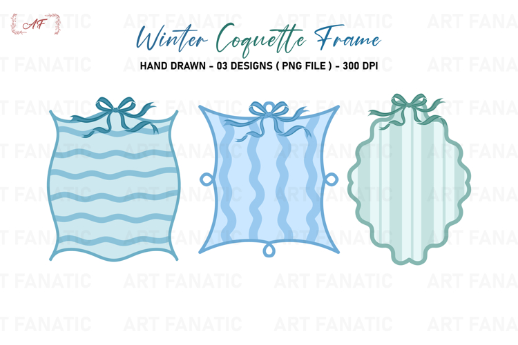 Winter Coquette Frame Png | Coquette Border Png