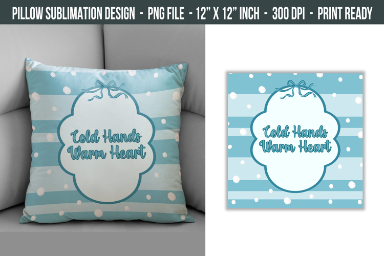 Winter Pillow Design | Throw Pillow Sublimation