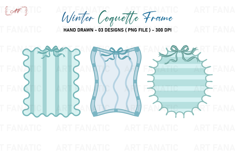 Winter Coquette Frame Png | Coquette Border Png