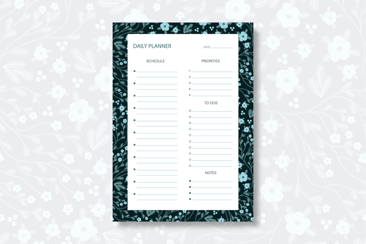 Printable Schedule Template Image 23