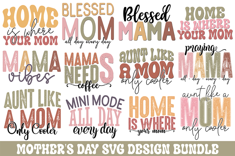 Mothers Day Svg Design Bundle- Mothers Day Design