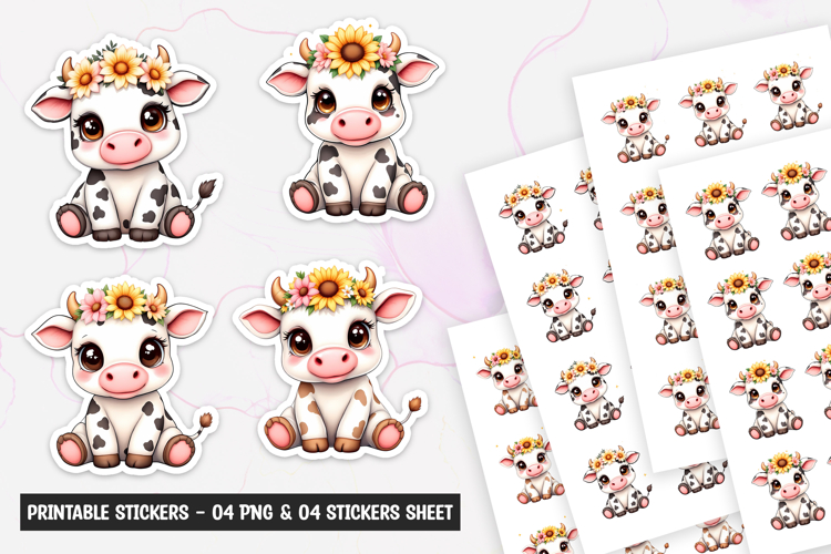 Cow Face Clipart Image 11