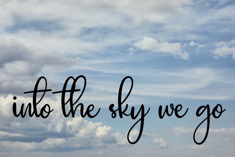 And Really - a simple, tall script with clean lines